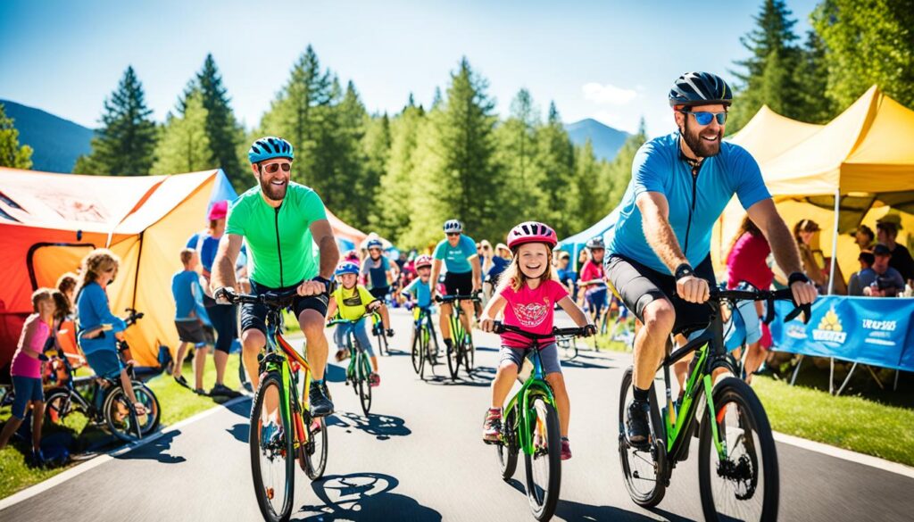 family-friendly bike events