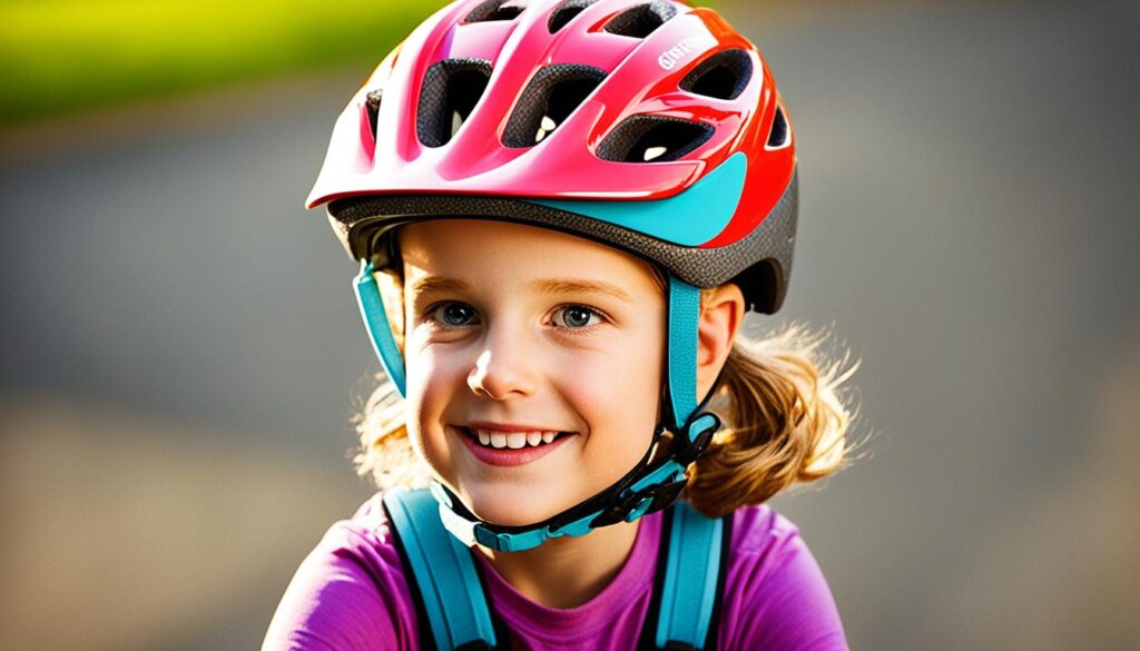 kids bike helmet and pads